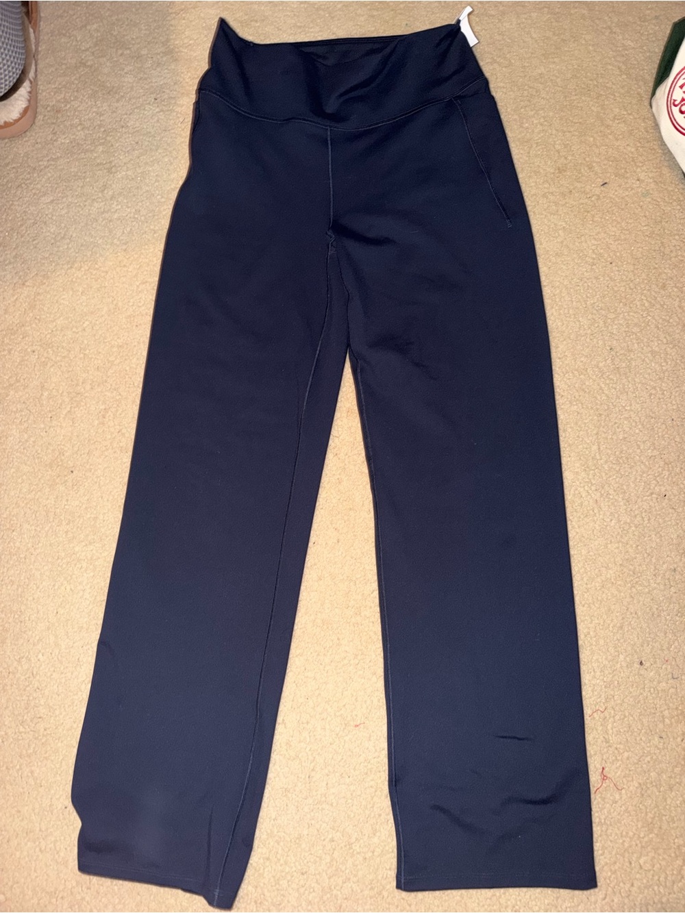 DSG Women's Navy Wide-Leg Pull-On Pants